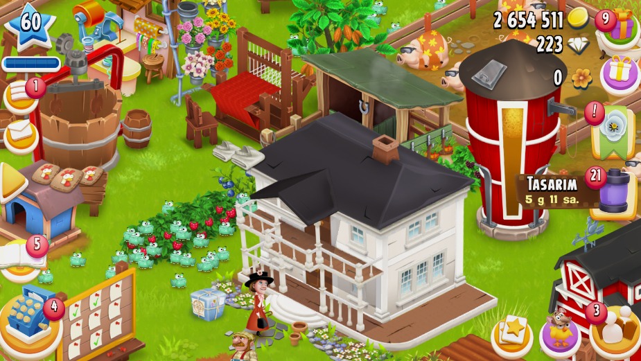 60 Seviye Hay Day Hesap